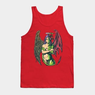 Half Angel - Half Devil Tank Top